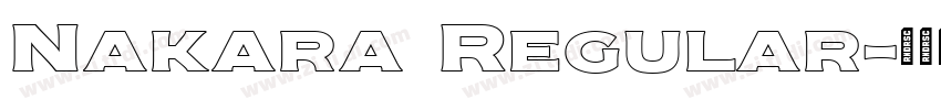 Nakara Regular字体转换